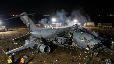 বিধ্বস্ত হওয়া মার্কিন সামরিক বিমানের সব আরোহী নিহত