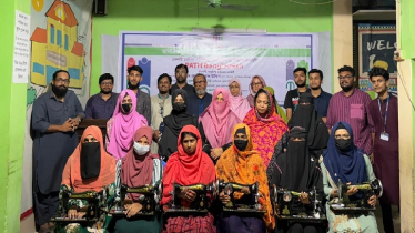 পথ বাংলাদেশ-এর টেইলারিং প্রশিক্ষণের সমাপনী ও সেলাই মেশিন বিতরণ