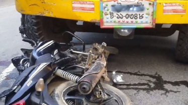 ট্রাকের ধাক্কায় মোটরসাইকেল আরোহী এইচএসসি পরীক্ষার্থী নিহত