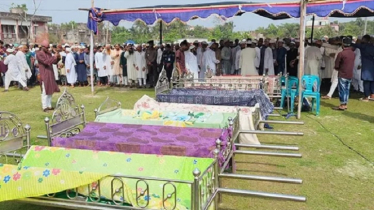 পরিবারের ৯ জন এখন পাশাপাশি কবরে শায়িত