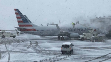 ভয়াবহ শীতকালীন ঝড়ে যুক্তরাষ্ট্রে ১৩ হাজার ফ্লাইট বাতিল