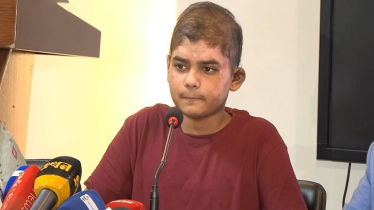 ৩৪ অস্ত্রোপচার শেষে ১২২ দিন পর বাসায় ফিরল মাইলস্টোনের ছাত্র আরিয়ান