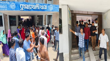চুল কেটে নারী নির্যাতনে মামলা, আসামি ছিনিয়ে নিতে থানা ঘেরাও