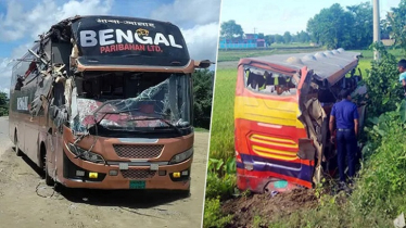 ফাঁকা সড়কে দুই বাসই দ্রুতগতিতে চলছিল, চালকদের চোখে ছিল ঘুম: পুলিশ