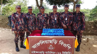 নাইক্ষ্যংছড়িতে ১ লাখ পিস ইয়াবা উদ্ধার