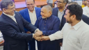 হাতে হাত রেখে ছবি তুললেন সালাহউদ্দিন-নাহিদ-তাহের