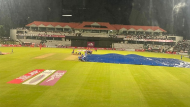 লিটন ঝড়ের পর সিলেটে বৃষ্টি, খেলা বন্ধ