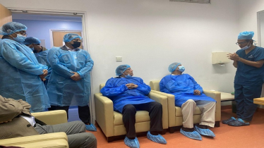 খালেদা জিয়ার স্বাস্থ্যের খোঁজ নিতে এভারকেয়ারে প্রধান উপদেষ্টা