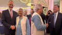 প্রেসিডেন্ট ট্রাম্পের সংবর্ধনা অনুষ্ঠানে যোগ দিলেন প্রধান উপদেষ্টা