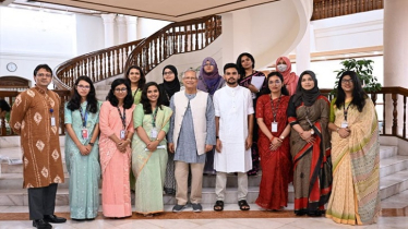 জাতীয় নীতি প্রতিযোগিতায় বিজয়ী শিক্ষার্থীদের সঙ্গে প্রধান উপদেষ্টার শুভেচ্ছা বিনিময় জাতীয় নীতি প্রতিযোগিতায় বিজয়ী শিক্ষার্থীদের সঙ্গে প্রধান উপদেষ্টার শুভেচ্ছা বিনিময়