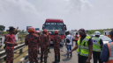 ঢাকা-মাওয়া এক্সপ্রেসওয়েতে অ্যাম্বুলেন্সে বাসের ধাক্কা, নিহত ৫