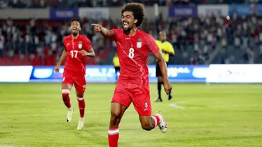 হামজার জোড়া গোলে এগিয়ে বাংলাদেশ