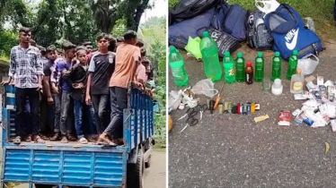 মিনি ট্রাকে উচ্চ শব্দে গান, ৫৭ কিশোর আটক