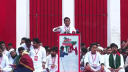 শহীদ ইমাম হাসানের ভাইয়ের বক্তব্য দিয়ে এনসিপির সমাবেশ শুরু