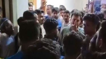 ওসির কক্ষের সামনে দাঁড়িয়ে ‘থানার ইট খুলে নেওয়ার’ হুমকি এনসিপি নেত