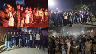 ওসমান হাদির হত্যাকাণ্ডের প্রতিবাদের দেশের বিভিন্ন জায়গায় বিক্ষোভ