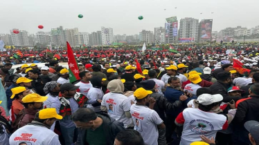 ৩০০ ফিটে অপেক্ষায় লাখো মানুষ, সংবর্ধনাস্থল জনসমুদ্র