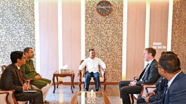 প্রধানমন্ত্রীর সঙ্গে ইউএনডিপি’র আবাসিক প্রতিনিধি স্টেফানের সাক্ষা