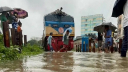 রেললাইনে পানি, চট্টগ্রামে আটকা পর্যটক এক্সপ্রেস