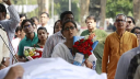 শহীদ মিনারে সন্‌জীদা খাতুনকে অন্তিম শ্রদ্ধা