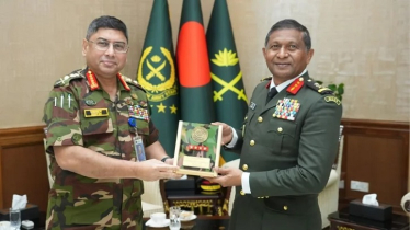 সেনাপ্রধানের সঙ্গে মালদ্বীপের ‌‘চিফ অব ডিফেন্স ফোর্স’-এর সৌজন্য সাক্ষাৎ