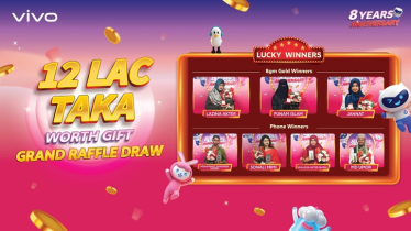 ভিভোর লাকি ড্র-তে গ্রাহকরা জিতলেন স্বর্ণ ও স্মার্টফোন