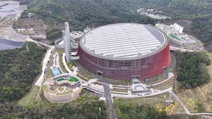 বর্জ্য থেকে বিদ্যুৎ ও নির্মাণসামগ্রী তৈরি হচ্ছে শেনচেনে