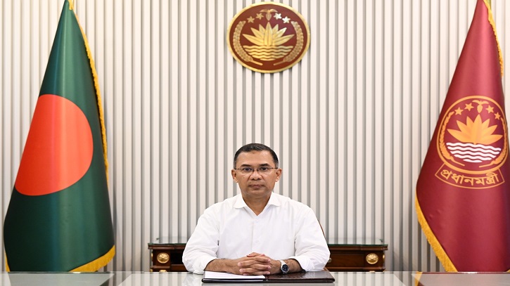 জাতির উদ্দেশে ভাষণ দিচ্ছেন প্রধানমন্ত্রী তারেক রহমান