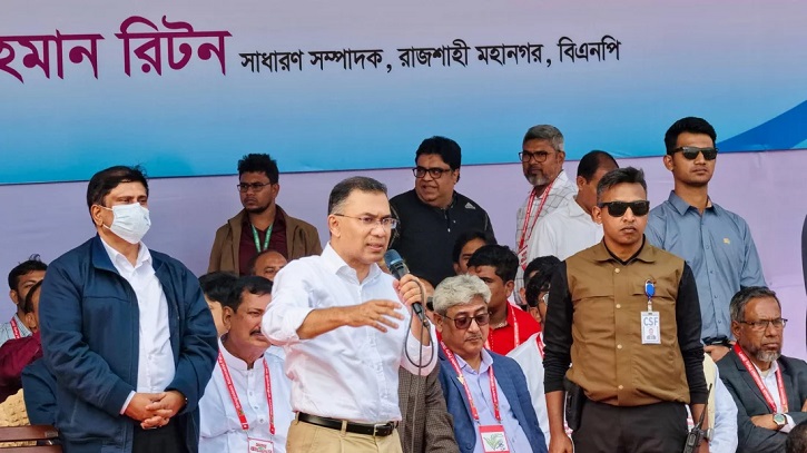 আমরা ক্ষমতায় গেলে রাজশাহীতে পদ্মা ব্যারেজ নির্মাণ করব: তারেক রহমান