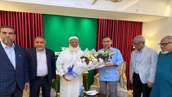 জামায়াত আমিরের বাসায় তারেক রহমান