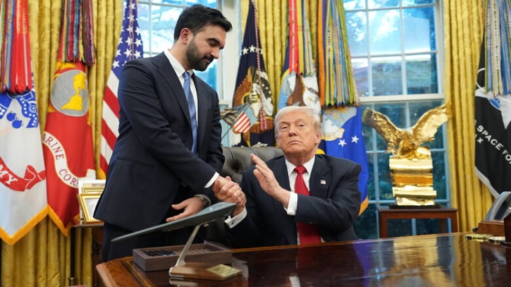 ট্রাম্পের সঙ্গে দেখা করে ২১ বিলিয়ন ডলার চাইলেন মামদানি