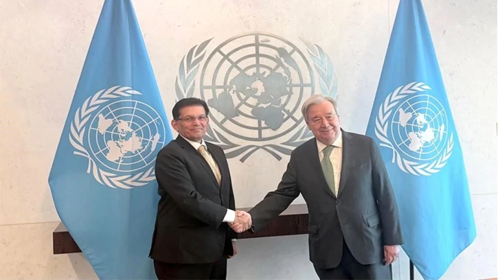 বাংলাদেশের প্রতি অবিচল সমর্থন ও সংহতি পুনর্ব্যক্ত করলেন জাতিসংঘ মহাসচিব