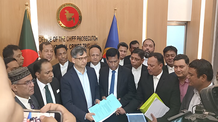শেখ হাসিনাসহ সাতজনের বিরুদ্ধে ট্রাইব্যুনালে গুমের অভিযোগ জমা শেখ হাসিনাসহ সাতজনের বিরুদ্ধে ট্রাইব্যুনালে গুমের অভিযোগ জমা