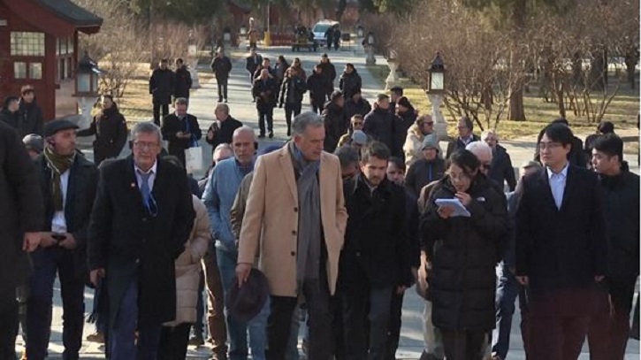 উরুগুয়ের প্রেসিডেন্টের প্যালেস মিউজিয়াম পরিদর্শন