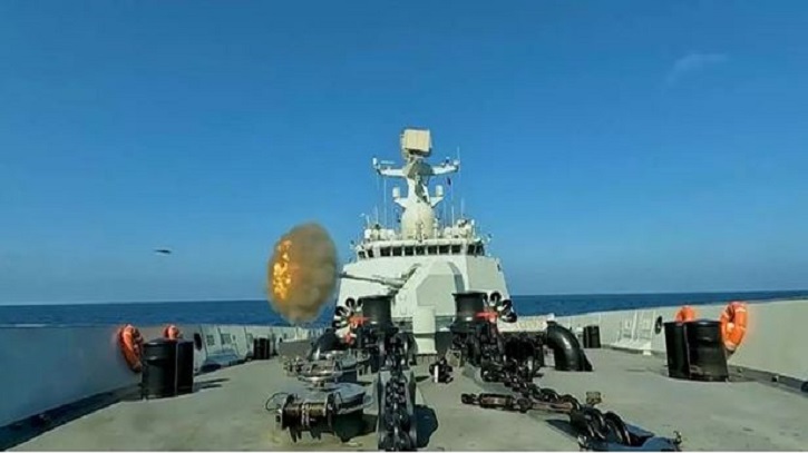 এডেন উপসাগরে চীনের ৪৮তম নৌ-বহরের মহড়া