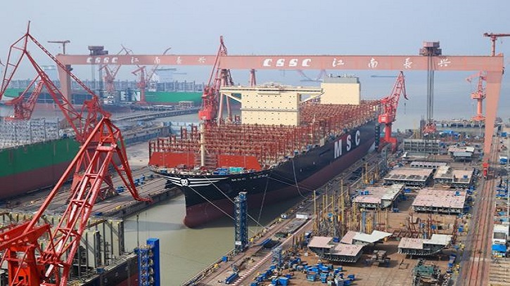 জাহাজ নির্মাণে বিশ্বের শীর্ষস্থান ধরে রাখল চীন