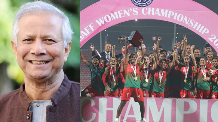 সাফ জয়ী নারী ফুটসাল দলকে প্রধান উপদেষ্টার অভিনন্দন