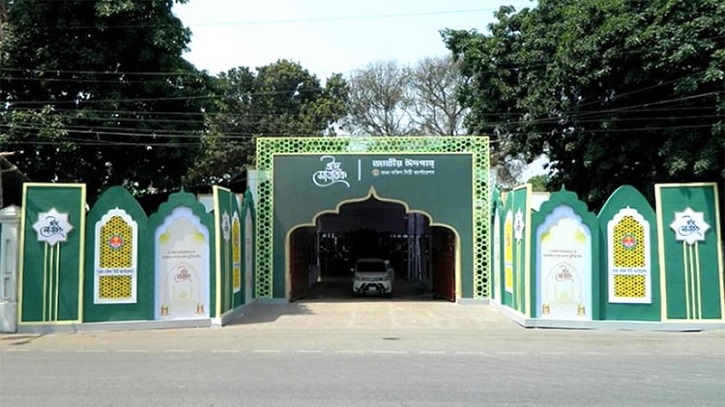 ৩৫ হাজার মুসল্লির জন্য প্রস্তুত জাতীয় ঈদগাহ ময়দান ৩৫ হাজার মুসল্লির জন্য প্রস্তুত জাতীয় ঈদগাহ ময়দান