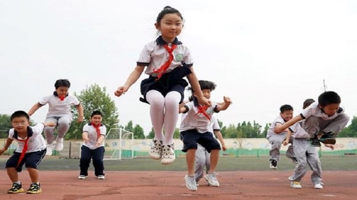 ১৫ মিনিট বিরতি, ২ ঘণ্টা ব্যায়াম চালু চীনের স্কুলে ১৫ মিনিট বিরতি, ২ ঘণ্টা ব্যায়াম চালু চীনের স্কুলে