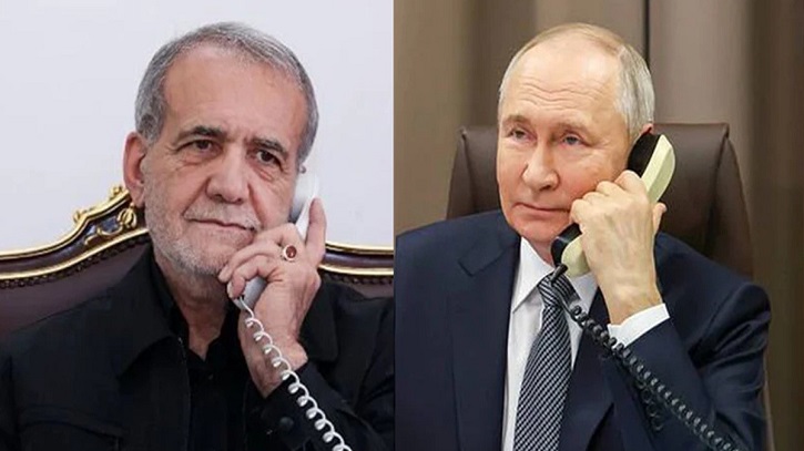ইরানের প্রেসিডেন্টকে ফোন করলেন পুতিন
