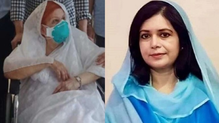 হাসপাতালে অসুস্থ মায়ের পাশে জোবাইদা রহমান হাসপাতালে অসুস্থ মায়ের পাশে জোবাইদা রহমান