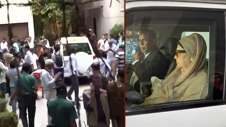 বাসায় ফিরলেন বিএনপি চেয়ারপারসন খালেদা জিয়া বাসায় ফিরলেন বিএনপি চেয়ারপারসন খালেদা জিয়া