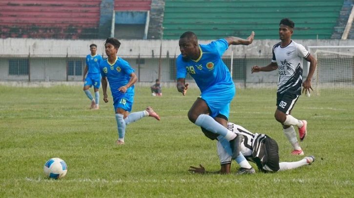 ওয়ান্ডারার্সের জালে আবাহনীর পাঁচ গোল