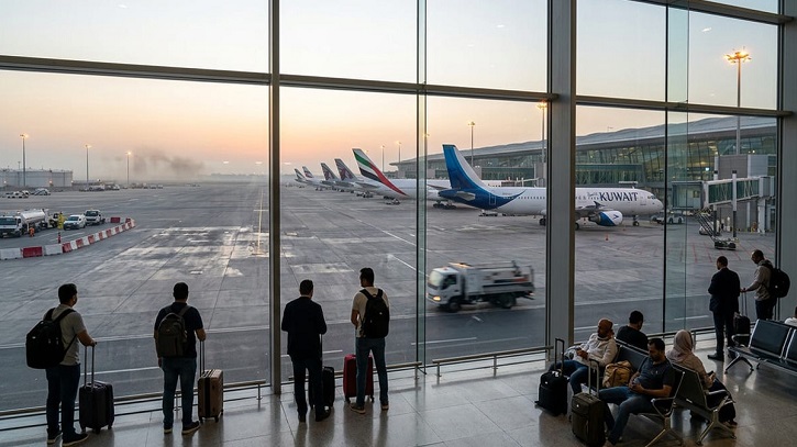 কুয়েত আন্তর্জাতিক বিমানবন্দরে ড্রোন হামলা