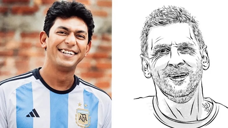 মেসির ‘নিখুঁত’ ছবি এঁকে প্রশংসায় ভাসছেন চঞ্চল চৌধুরী মেসির ‘নিখুঁত’ ছবি এঁকে প্রশংসায় ভাসছেন চঞ্চল চৌধুরী