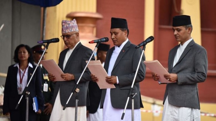 নেপালে শপথ নিলেন অন্তর্বর্তীকালীন সরকারের তিন মন্ত্রী