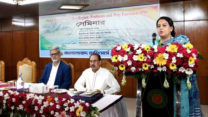 প্রায় ৫২ মিলিয়ন মানুষ বাংলাদেশে বন্যার ঝুঁকির মধ্যে থাকবে : পরিবেশ উপদেষ্টা প্রায় ৫২ মিলিয়ন মানুষ বাংলাদেশে বন্যার ঝুঁকির মধ্যে থাকবে : পরিবেশ উপদেষ্টা