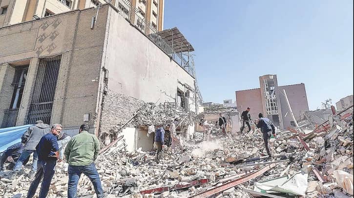 ইরানের ৬৬৬৮ বেসামরিক স্থাপনা ক্ষতিগ্রস্ত: রেড ক্রিসেন্ট