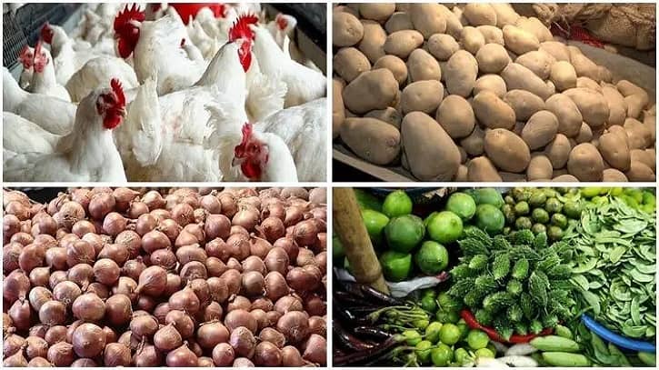 সবজি-পেঁয়াজের দামে স্বস্তি, দাম চড়া মুরগির